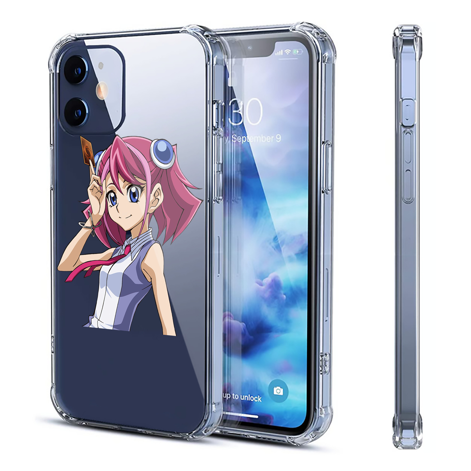（画像用） 遊☆戯☆王 Yu-Gi-Oh! 【iPhone 12シリーズ対応】透明スマホケース（クリアソフトケース）